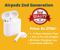 Xiaomi Mi Redmi Airdots Tws Bluetooth Dsp Active Noise Cancellation Earphone Stereo Bass Bluetooth 5.0 Headphones With Mic Handsfree Earbuds Ai Control With Charging Cable Gift. 