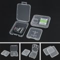 Plastic Organizer Case Clear Card Container Memory Card Case SD Card Case Small Storage Box SD Memory Card Case. 