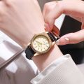 Quartz Watch Women Fashion Leather Strap Wristwatch moda feminina watches for teenage girls kadın kol saati. 