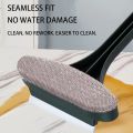 2 in 1 Window Cleaner Durable 360° Rotatable Glass Wiper Squeegee Mesh Screen Brush with Non-Slip Handle Household Cleaning Tool Multifunctional Mosquito Screen Brush with Dual Use – Wet and Dry Window Cleaning Tool for Glass, Screens, and Dust Removal. 