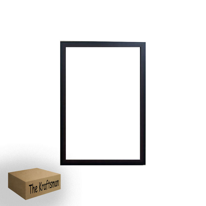 Modern Black Frame Wall Mirror 10x12" Vanity, Bedroom, or Bathroom