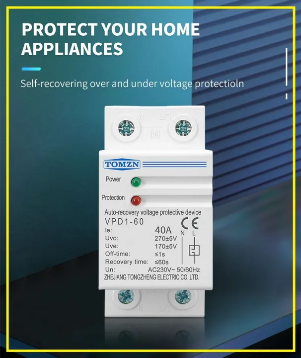 Over%20voltage%20and%20under%20voltage%20Protector%20Voltage%20Protection%20Relay%20Tomzn%2040A%20VPD1-60%20automatic%20recovery%20reconnect%20230v%20Household%20Din%20rail%20%20Voltage%20protection%20device%20-%20Image%203