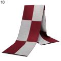 Mens Plaid Scarf Soft Elegant Male Plaid Scarves. 