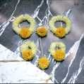 Bridal Artificial Flower  jewellery set. 