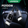 UGREEN Uno 100W Type C Fast Charging Cable E-Marker for iPhone 16 15 Series Samsung S25 S24 Ultra iPad Pro Macbook Switch. 