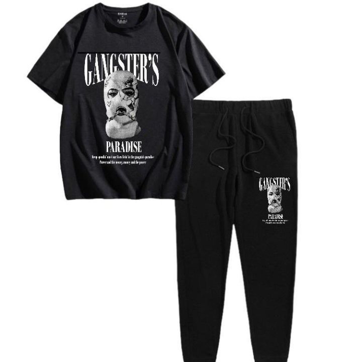 Gangster%20Printed%20Summer%20Cotton%20Half%20Sleeves%20O%20Neck%20Trouser%20&%20Tshirt%20For%20Men%20&%20Boys%20-%20Image%204