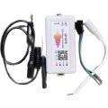 RGBZONE WS2812b WS2811 SP107E Music Bluetooth Controller DC 5-24V, iOS Android App Control, Suit for WS2812, SK6812, RGBW, APA102 Addressable LED Strip Matrix Panel Pixel Light, Mic/AUX Input. 