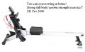 Rowing Machine - XR Pro 2000 - Magnetic Recumbent Exercise Bike Keytec/Home Use/ROWING MACHINE/XR/PRO/2000/Aerobic Exercise Equipment- Grey & Black. 