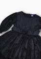 Focus - Black Silk Frock For Girls. 