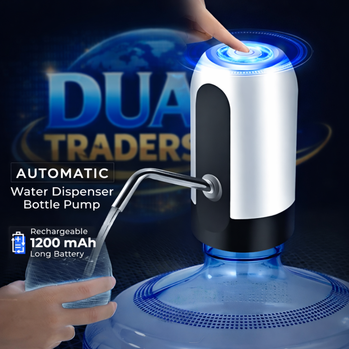 DUA.TPortable Water Bottle Pump, Universal Bottle Electric Water ...