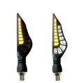 Motorcycle Led Indicators ( 2 Pcs Set Turn Signal Lamp Sequential Flowing Flash Indicator Lights Running Light Tail Light). 