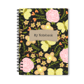 Mayfair Moments - Cute Floral Spiral Notebook | A5 , A4 Sizes 200 pages | Girls Notebook | Cute Diary. 