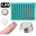 LR41 100 pcs Micro Battery Coin Button Cell Also Use for Model Same Size AG3 / LR41 / 192 / 392A / SR41 / LR736 / CX41 / 392 Battery Button Cell(1.5V). 