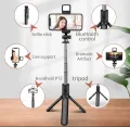 Tiktok, sketch and Art drawing, and YouTube videos creator Compatible Compact Lightweight Mobile Smart Phone Tripod Stand - Black. 