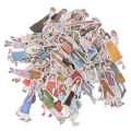 100pcs/pack lovely girls Stickers scrapbooking hand book fashion girl sticker. 