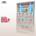 Shaheedon or Nishan e Haider Wall Chart | Wall Poster with Shaheedon Ki Tasaveer | Nishan e Haider Panay walay Shaheed | Hd Pictures Presentation on 200 Grams Laminated Card 20*30 inches. 