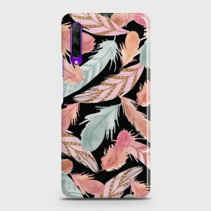 Honor 9X Cover - SkinLee HQ Hard Case - Colorful Feather Leaves - SKINLEE-581-1-548-409