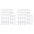 80Pcs Invisible Nail Screws Wall Hooks Picture Hangers Traceless Photo Hook Function Picture Painting Frame Hanger. 