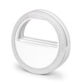 Light Ring For Mobile Lens Selfie Lamp Flash Backlight Selfie Light LED Luminous Clip Lamp Photography Video Makeup Ringlight-White. 