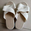 Women Slippers Crossover Design Stretch Cross Slide Sandals. 