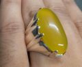 Natural Mens Zard Aqeeq Ring Kaptaan Ring Sterling Silver 925 Imran Khan Yellow Aqeeq Ring Yellow Carnelian Ring Handmade Yellow Agate Ring Chandi Ring Netural Gemstone for Mens. 
