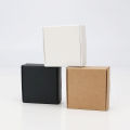 10pcs Kraft Paper Boxes White/brown/black Paper Small Soap Box Kraft Cardboard Mini Jewelry Packing Carton Box. 
