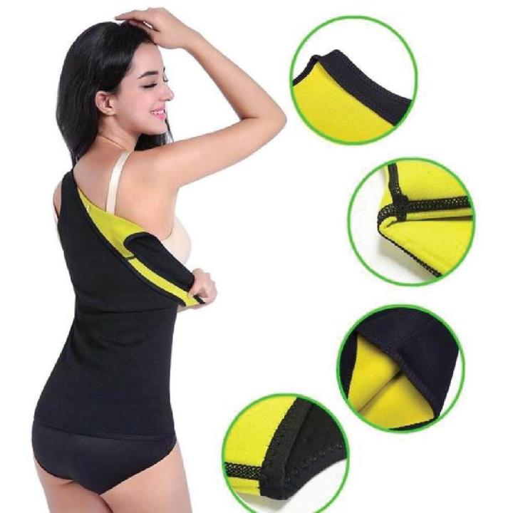 Cami Hot Shirt Neoprene Slim Belt Body Sculpting Fitness Slimming Vest XXL Daraz.pk