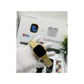 Original i20 Ultra 2 Max Suit Smartwatch with AIIRPODS Pro, Silicone Case, and 7 Straps. 