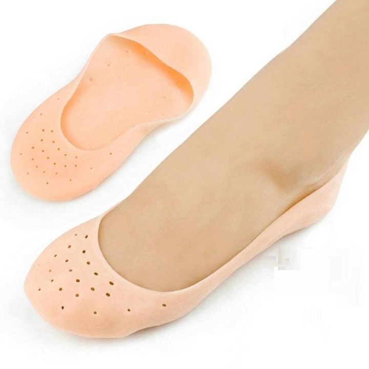 The Visionary Anti crack heel socks Silicone Full Length Anti Crack Foot Protector Moisturizing Socks for Foot-Care and Heel Cracks for Men and Women (Free Size) (Pack Of 1 Silicon Socks)