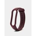 High Quality MI Band 3 and MI Band 4 Strap - Burgundy, Maroon, Deep Red (Updated Stock With Metal Button And Better Quality) By IAR Collections. 