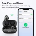 UGREEN HiTune Wireless Earbuds, Wireless Headphones HiFi Stereo Deep Bass, 27H Playtime, Secure Fit, Easy-Pairing, Touch Control, USB-C Fast Charge, Wireless Earphones for Work Running Gym(Black). 