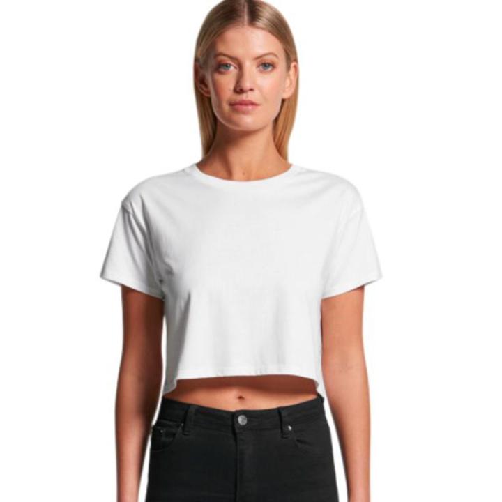 Plain Basic Crop top t shirt for Women