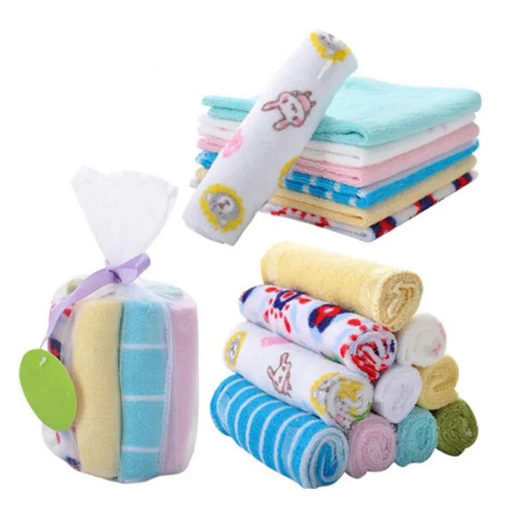 1%20Pack%20of%206%20pcs%20Infant%20Newborn%20Bath%20Towel%20Washcloth%20Children%20Handkerchief%20-%20Image%202