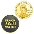 I Cant Breathe George Floyd Collectible Gold Plated Commemorative Coin Black Lives Matter Collection Art Souvenir Coin. 