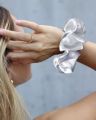 Hair Scrunchies for Women Large Scrunchie Satin Oversized Silk Thick Elastic Hair Ties Jumbo Hair Scrunchies. 