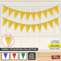 Tri Fabric Hanging Banner Collection, Plain Fabric Bunting Banners Flag Birthday Party Decoration Born Day Event Celebration, Children Parties Eid, Shadi Mubarak, Nikkah Mubarak, Happy Anniversary, Decor Supplies, Photo Booth Prop,  Islamic Festive. 