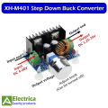 XH-M401 Adjustable Step Down Buck Converter 4-40V To 1.25-36V DC-DC Step Down Voltage Converter Power Supply Module DC Voltage Regulator 8A 200W XL4016E1. 