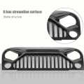 RC Grill Body Nylon Angry Eyes Grille 1:10 Car Front Accessory Set for Jeep Wrangler Crawler. 