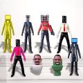 5/6/8/9PCS Skibidi Toilet Action Figure Model High-quality Children's Birthday Gifts Toy Desk Decor Collection. 