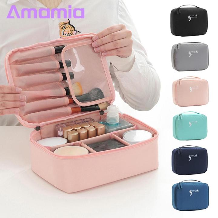 Amamia Cosmetic Bag Convenient Cosmetic Organizer Bag Travel Wash Bag