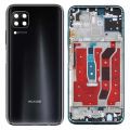 Huawei Nova 7i Middle Frame Housing With Side Button and Camera Lens Complete Body Casing Replacement For Nova 7i - Black. 
