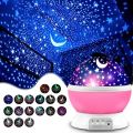 Star Projector Night Light for Kids – Rotating Galaxy Ceiling Lamp with LED Color Changing – Type-C & Battery Operated – Bedroom & Nursery Decoration. 