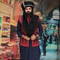 Balochi black turban kohani baloch style. 