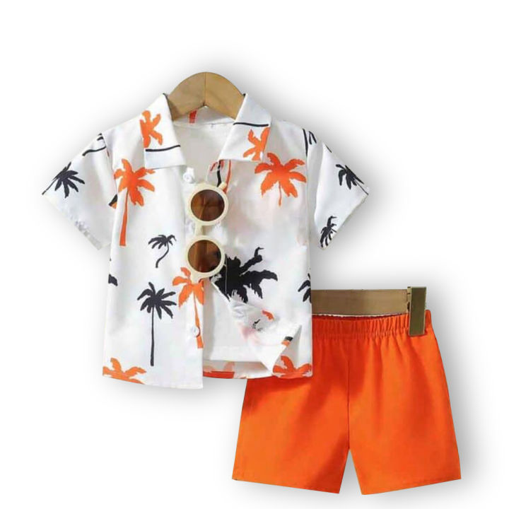 Kids Summer Suit | Breathable 2-Piece T-Shirt & Shorts Set for Boys & Girls | Soft & Lightweight Casual Outfit for Hot Weather | Trendy Kids Clothing | Comfortable Daily Wear | Stylish Summer Dress for Toddlers & Children | Best Quality Fabric & De