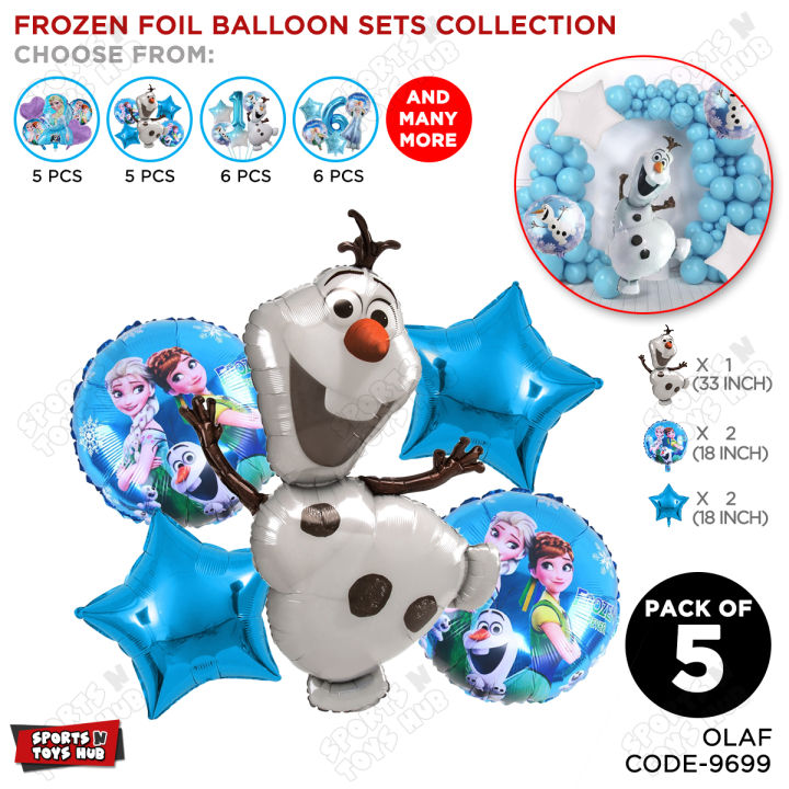 Frozen Disney Princess Character Cartoon Shape Foil Balloons Set Collection, Round & Star Foils Mylar Balloon, Latex Baloon For Baby Born Day, HBD Birthday Decor, Inflatable Party Supplies, Farewell Celebration, Bridal Showers, Events, Kid's : X0OgRhhJ