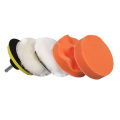 6Pcs 5/6/7 inch Gross Polishing Waxing Buffing Pad Kit Drill Adapter Car Polisher Buffer. 