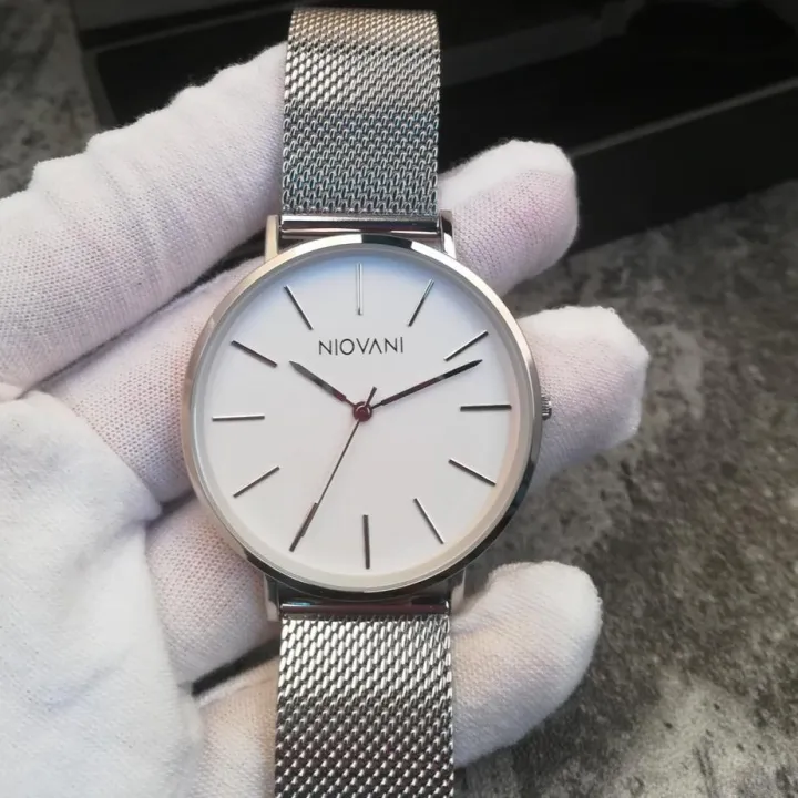 Niovani%20Legacy%20-%20Unisex%20-%20Sparkling%20Pure%20316L%20Surgical%20Grade%20Stainless%20Steel%20-%20Adjustable%20Mesh%20Steel%20Strap%20-%202%20Year%20Warranty%20-%20Free%20Box%20Packaging%20-%20Image%203