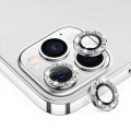 iPhone 11 12 Pro Max Bling Glitter Camera Lens Protector Metal Ring + Tempered Glass. 