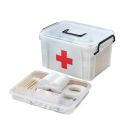 Transparent Plastic Medicine/Pills Storage Box/Organizer/First Aid Kit/Medicine Box. 