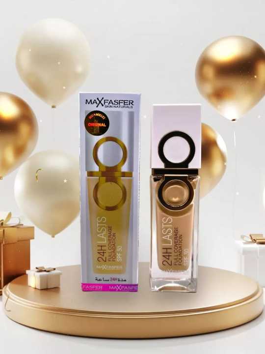 Max Faser 24H Full Coverage Foundation with SPF 30 Max Faser Long-Lasting Foundation